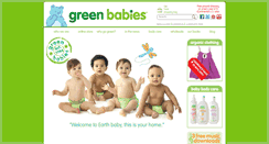 Desktop Screenshot of greenbabies.com